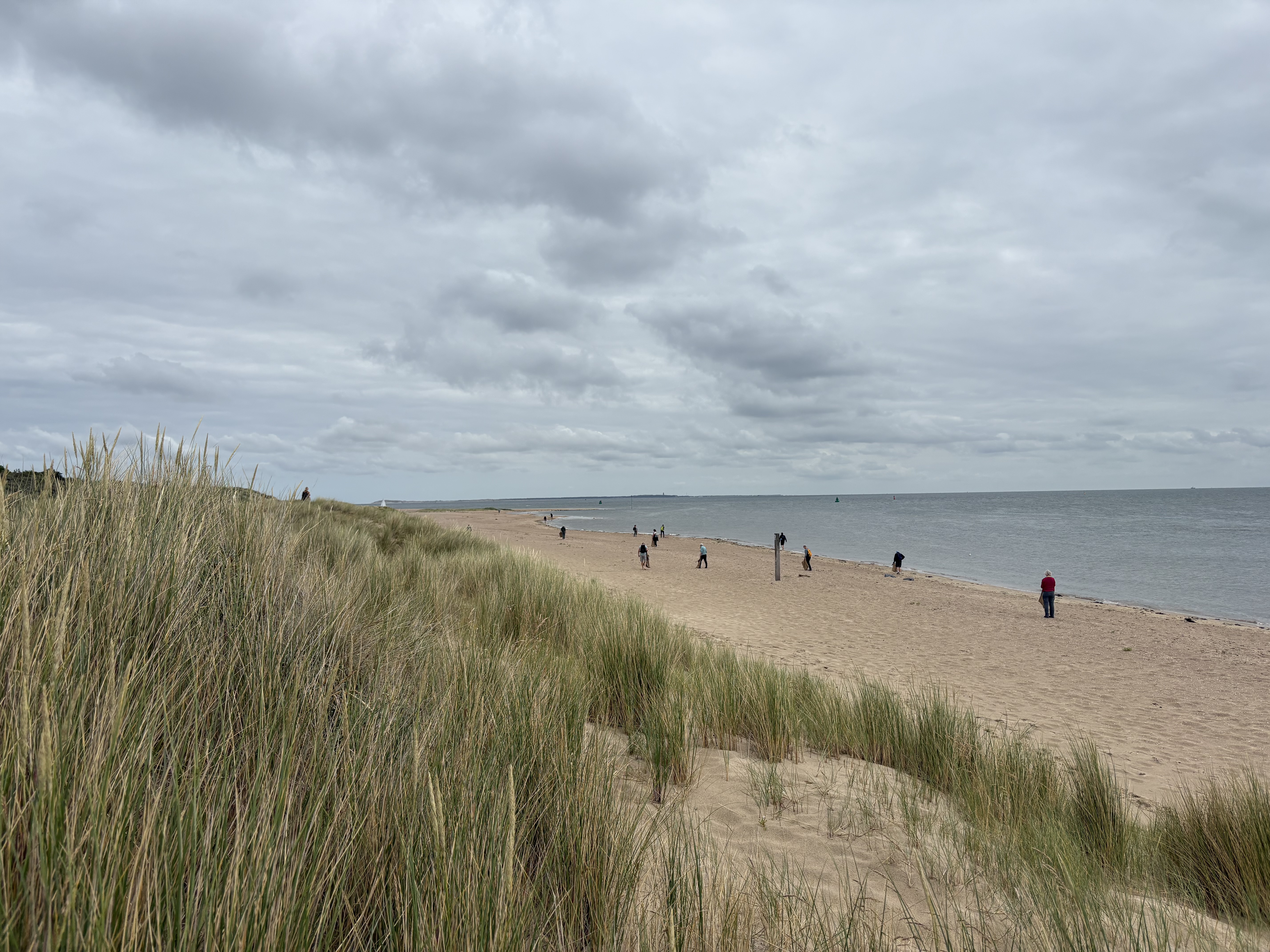 Op het strand